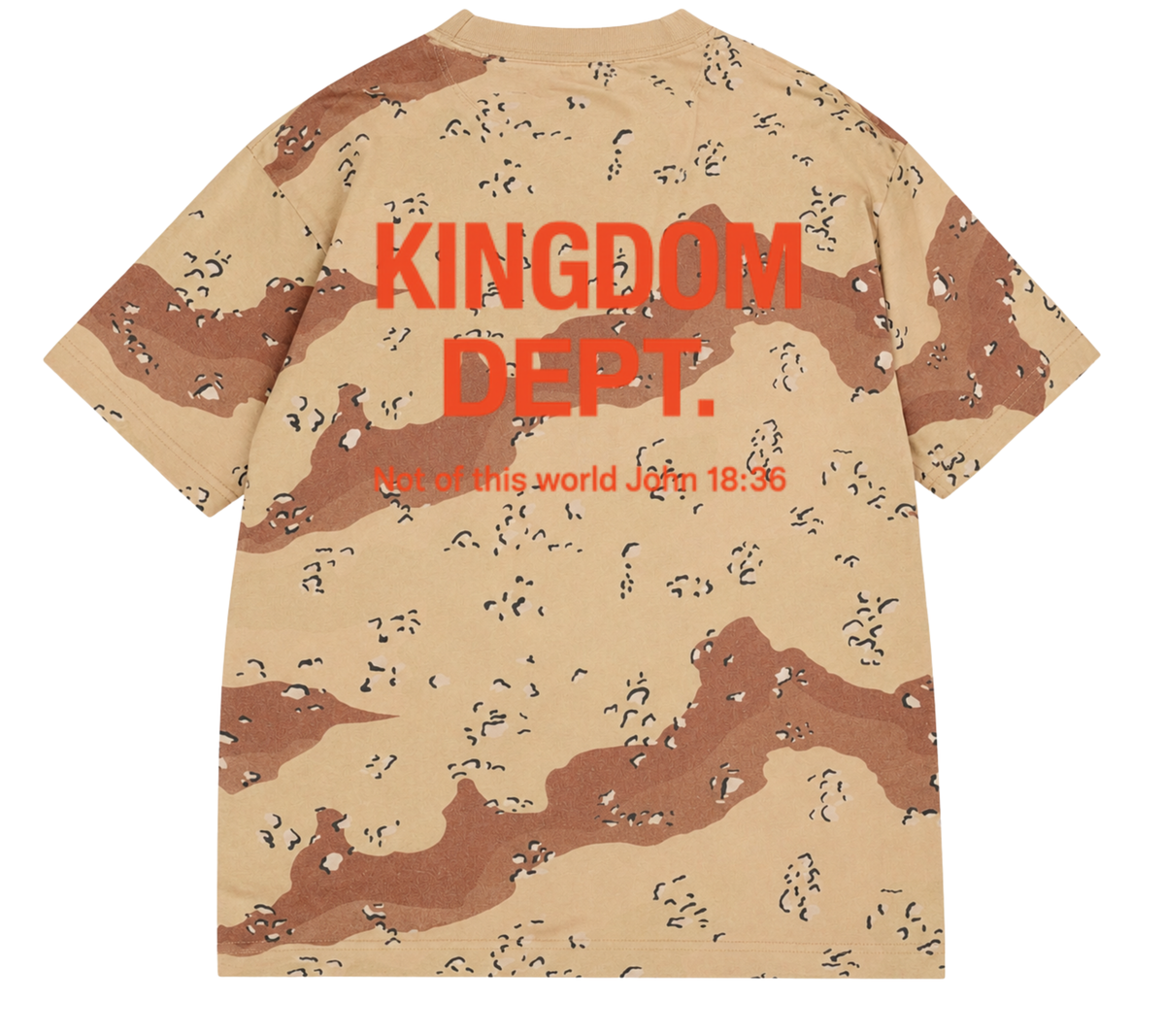 Kingdom Dept. Souvenir Tee - Off-White Cream/Vintage Desert Camo