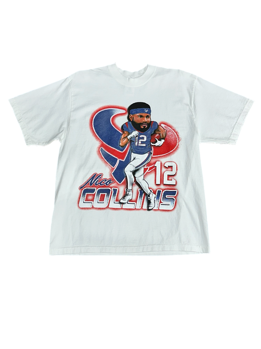 Houston Texans Nico Collins - White Tee