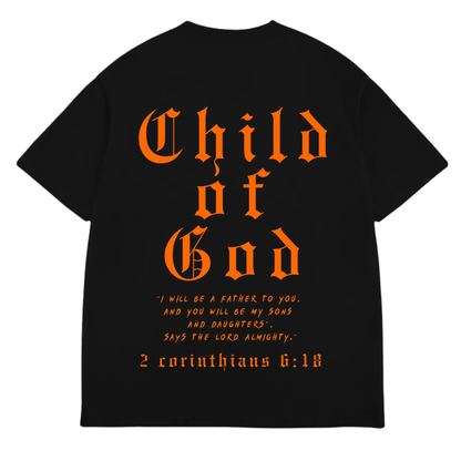 Child of God - Orange - Limo Black (Kids)