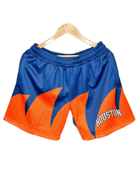 OC Orange Sharktooth Shorts - Houston