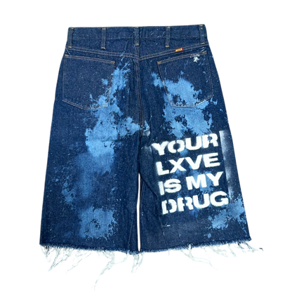 NX LXVE BAGGY JORTS (DENIM)