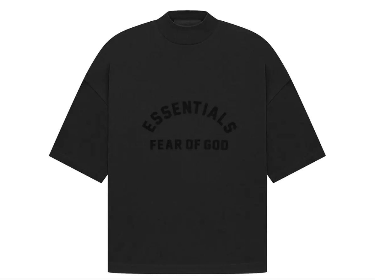 Fear of God Essentials Tee (SS23) Jet Black