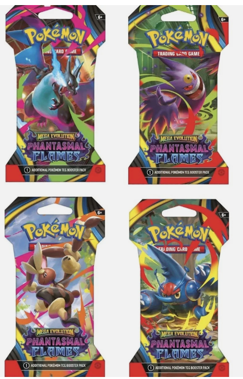 Pokémon Mega Evolution Phantasmal Flames - 1 x Booster Pack