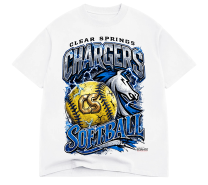 CS Softball & Sole'd Out Collab. Tee - Premium Oversized Tee (Pre-Order)