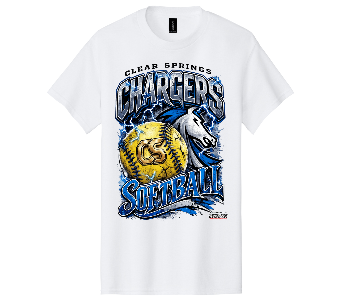 CS Softball Tee - Soft Cotton - Adult Classic Fit (Pre-Order)