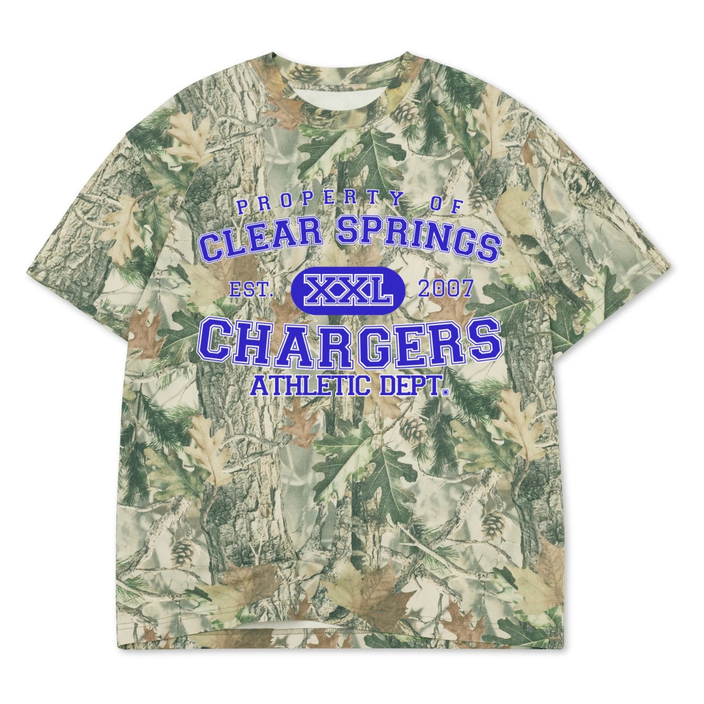 Clear Springs & Sole'd Out Collab. - Athletic Dept. Tee - Vintage Wood Camo (Pre-Order)