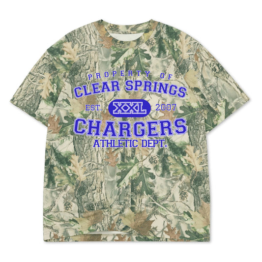 Clear Springs & Sole'd Out Collab. - Athletic Dept. Tee - Vintage Wood Camo (Pre-Order)