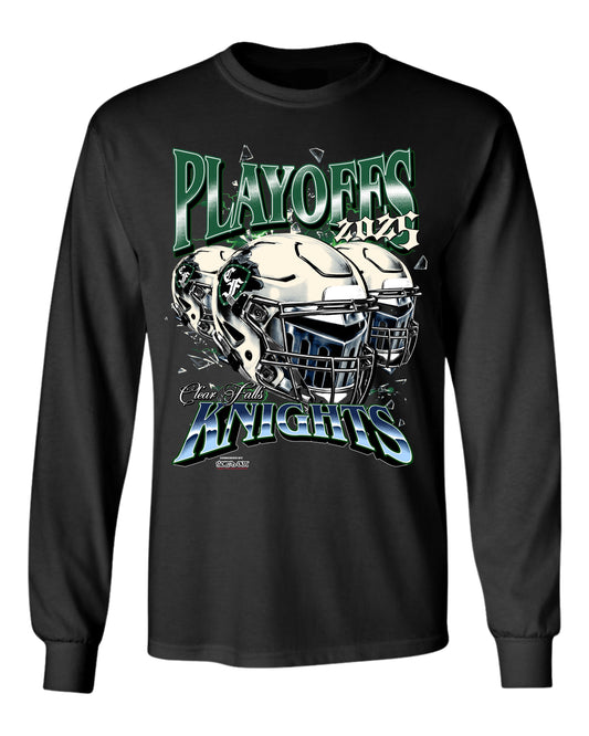 Clear Falls Varsity Football Playoff Long Sleeve - Black