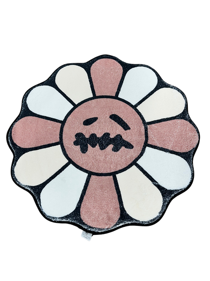 Travis Scott X Takashi Murakami Inspired Rug - Rugs of LA - 29" by 29"