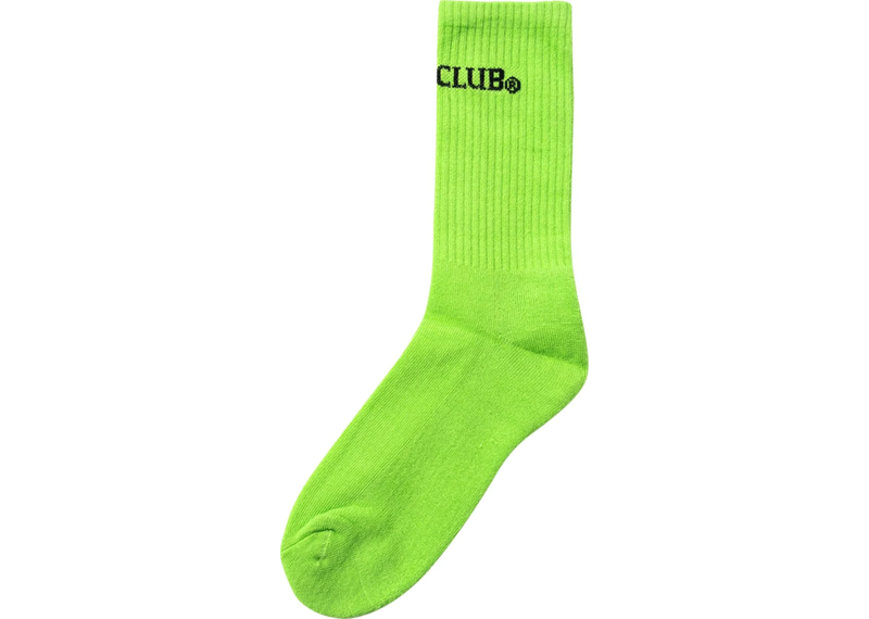 Anti Social Social Club Catchphrase Socks Green