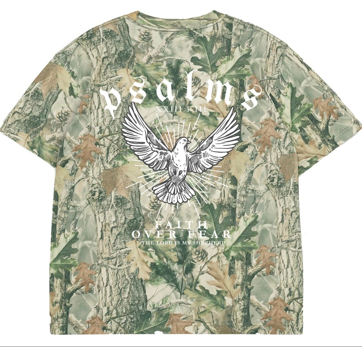 Faith Over Fear - Washed Camo (Kids)