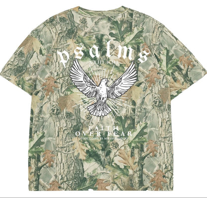 Faith Over Fear - Washed Camo (Kids)