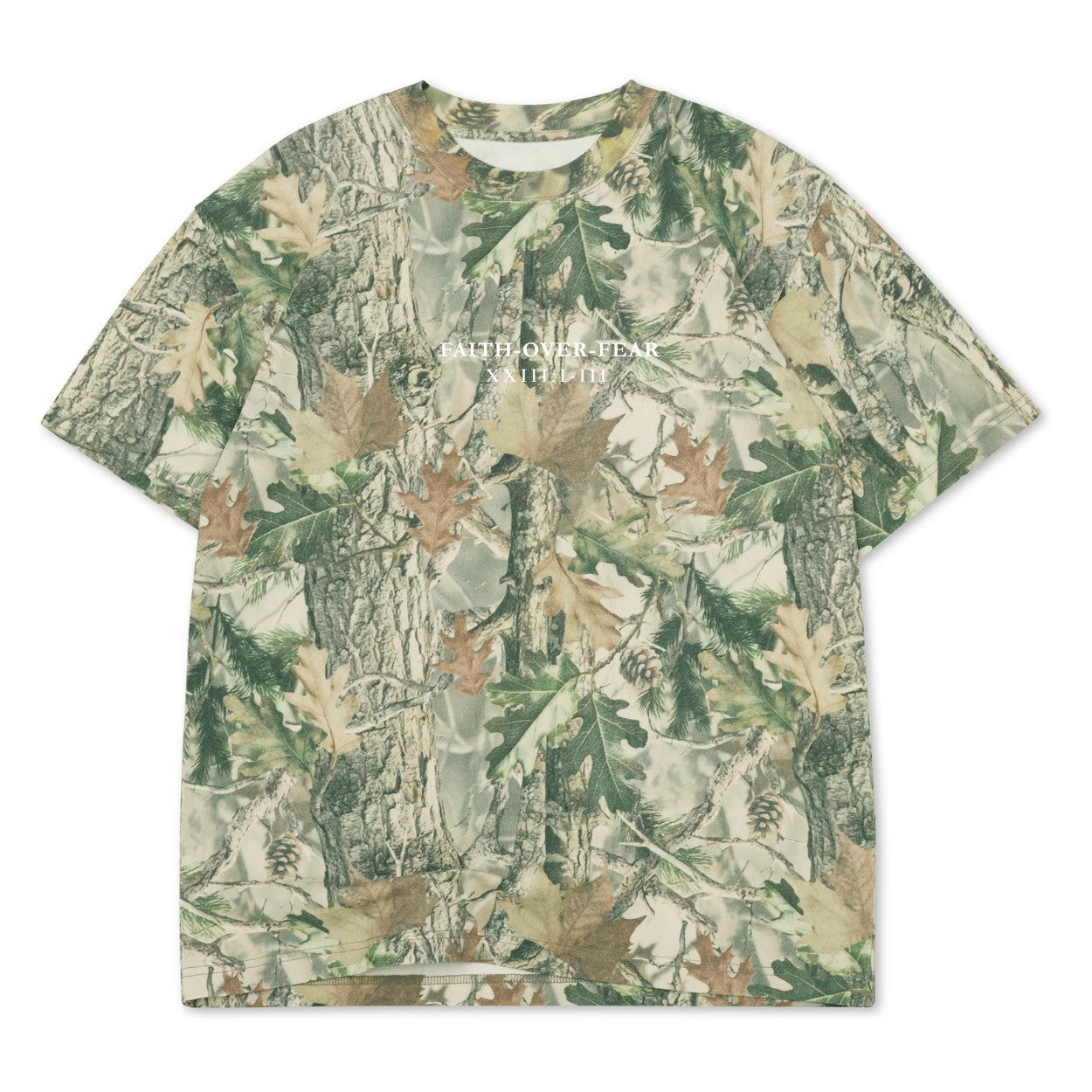 Faith Over Fear - Washed Camo (Kids)