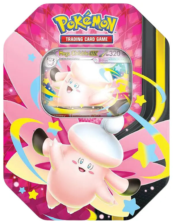2026 Pokémon Mega Clefable Mega Moonlit Tin