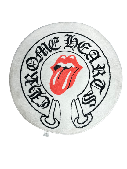 Chrome Hearts X Rolling Stones Inspired Rug - Rugs of LA - 29" by 29"