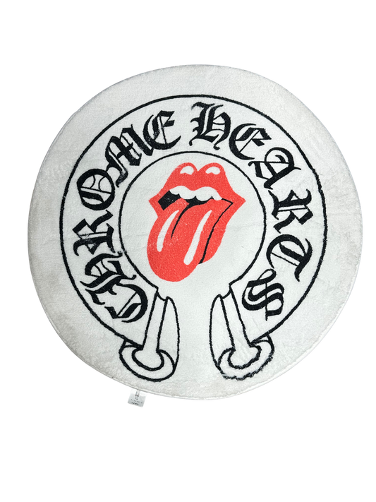 Chrome Hearts X Rolling Stones Inspired Rug - Rugs of LA - 29" by 29"