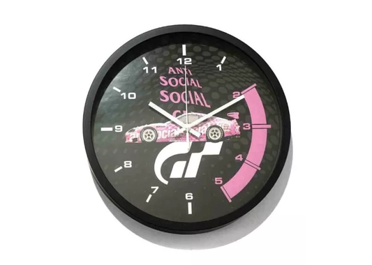 Anti Social Social Club x Gran Turismo Clock - Pink