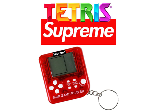 Supreme Tetris Mini Red Keychain