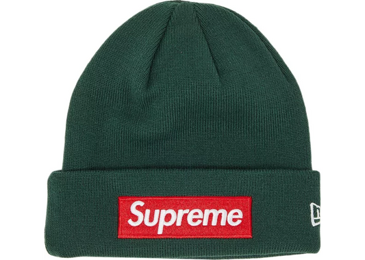 Supreme New Era Box Logo Beanie (FW22) Dark Pine