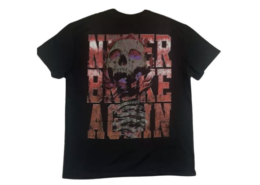 Never Broke Again Vintage Skull Tee - Black