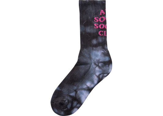 Anti Social Social Club Call My Bluff Tie Dye Socks Grey