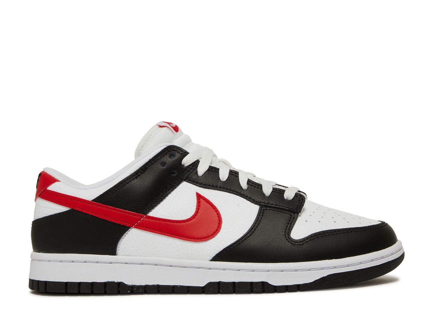 Dunk Low Black White Red