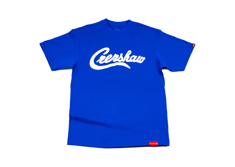 The Marathon Clothing Limited Edition Crenshaw Tee Royal/White