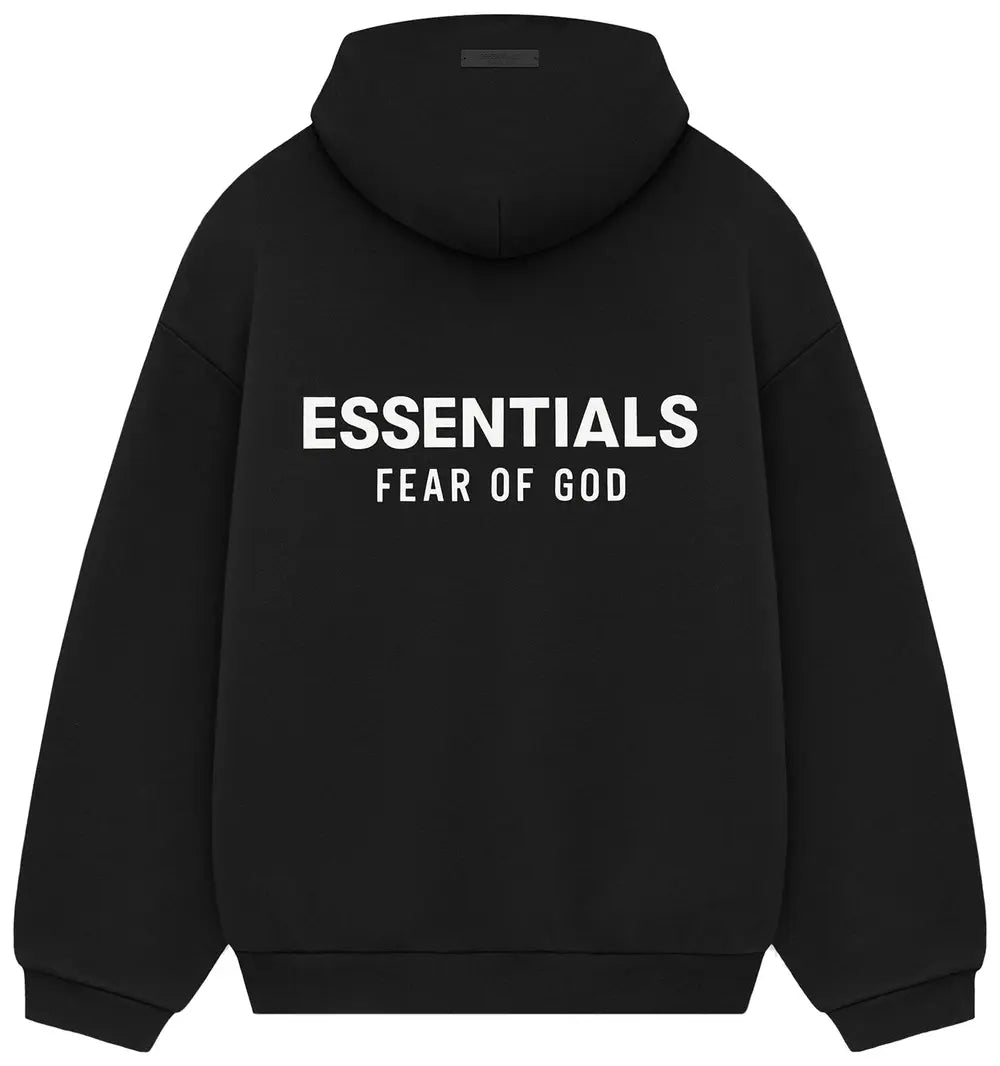 Fear of God Essentials Fleece Hoodie 'Black' (FW24)