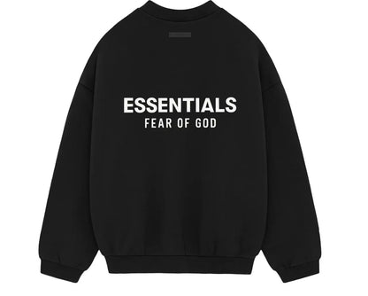 Fear of God Essentials Fleece Crewneck II - Black