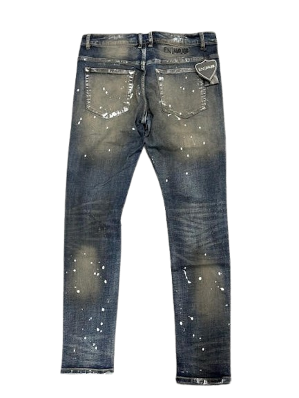 En Noir Jeans - Paint Splatter - Blue